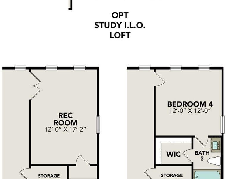 2D floor plan layout of this home in The Reserve at Potranco Oaks, Castroville, TX (Image 5). 2D floor plan layout of this home in The Reserve at Potranco Oaks, Castroville, TX (Image 5).