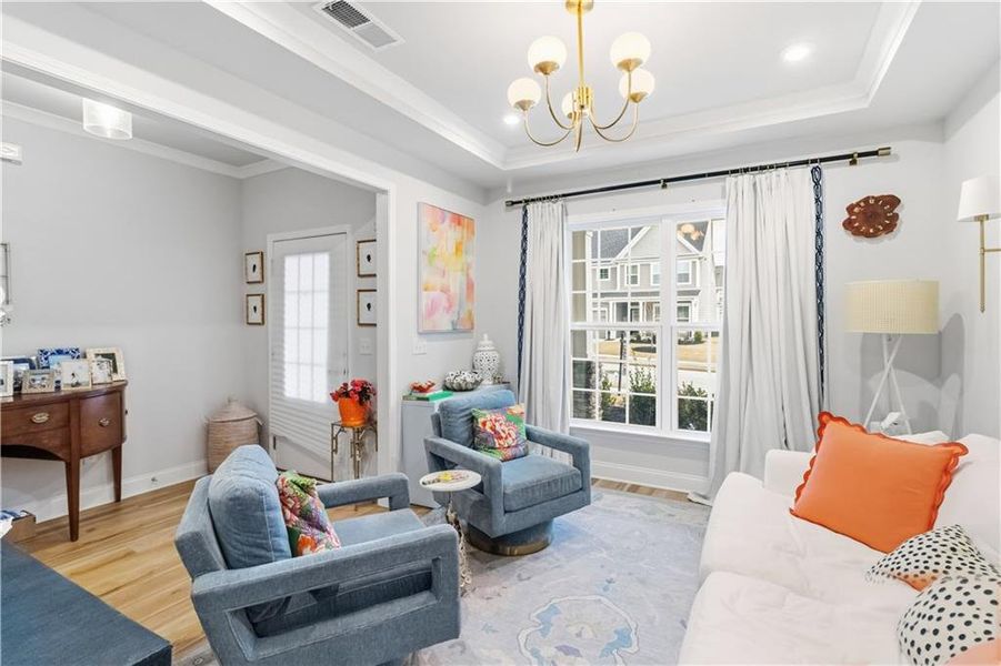 Furnished interior view inside a new home in Everton, Peachtree City (Image 23).