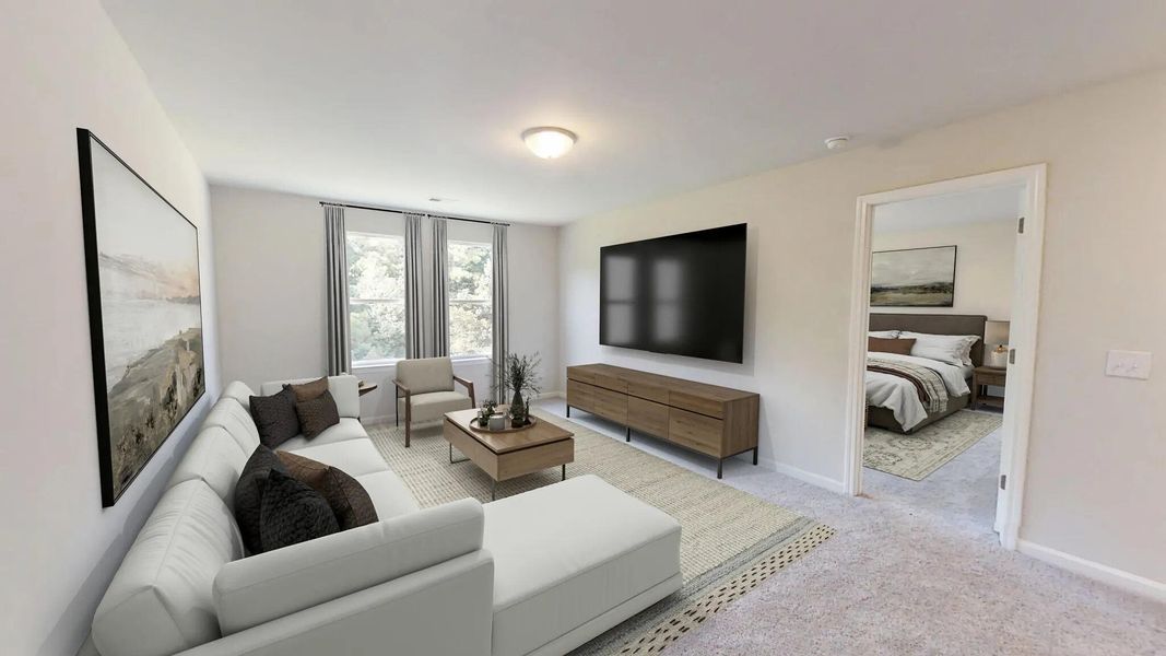 Furnished interior view inside a new home in , Ravenel (Image 10).