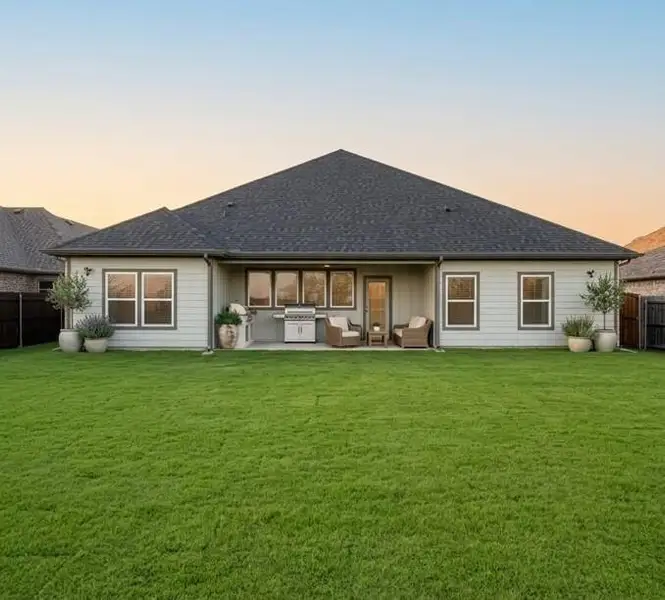 Exterior details and patio area of a home in , Sherman (Image 3). Exterior details and patio area of a home in , Sherman (Image 3).