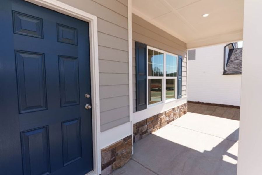 Representative exterior details of a home built from the Clayton by Piedmont Residential in Hampton Ridge, Jefferson (Image 4).