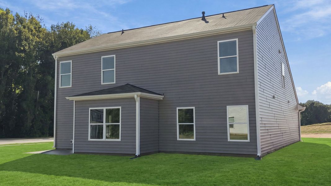 Exterior details and patio area of a home in Bynum Farms, Farmville (Image 23).