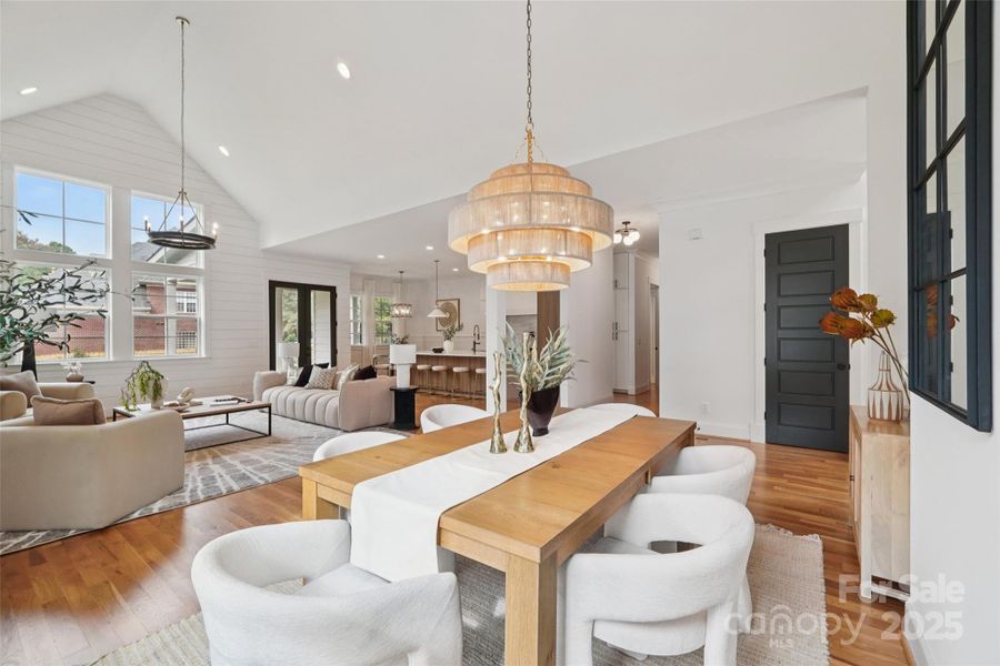 Furnished interior view inside a new home in , Charlotte (Image 10).