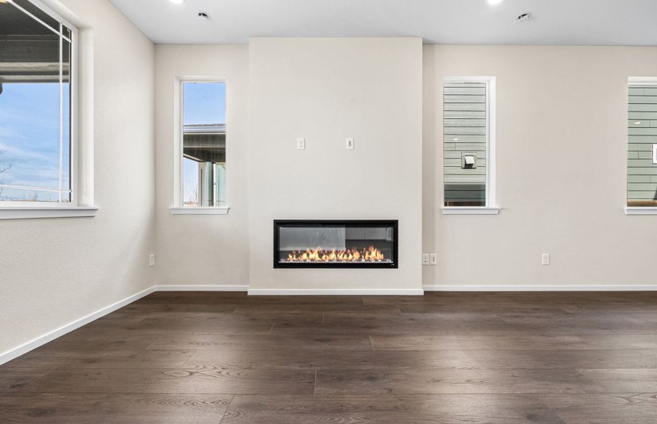 Spacious, unfurnished interior of a new home in Barefoot Village, Firestone (Image 32). Spacious, unfurnished interior of a new home in Barefoot Village, Firestone (Image 32).