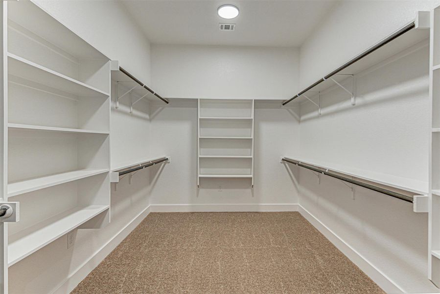 Spacious Main closet with plenty of room.