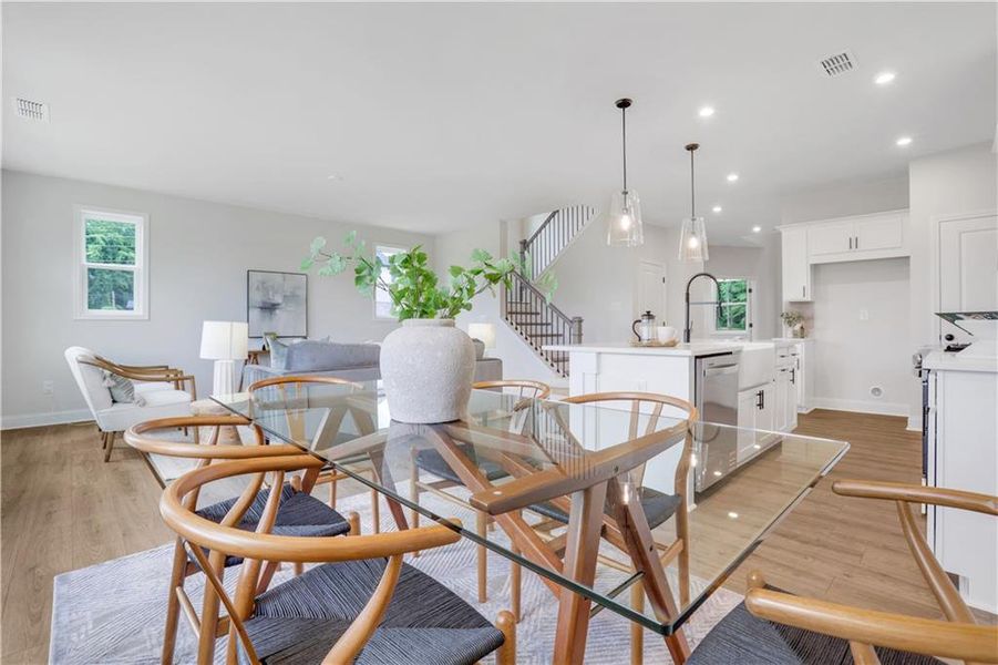 Furnished interior view inside a new home in Easton Walk, Lawrenceville (Image 16).