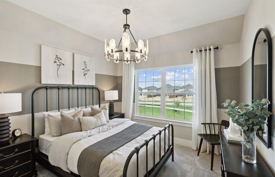 Secondary bedroom designed for comfort and convenience *Model representation Secondary bedroom designed for comfort and convenience *Model representation