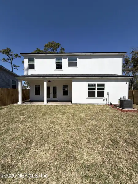 Exterior details and patio area of a home in , Jacksonville (Image 3). Exterior details and patio area of a home in , Jacksonville (Image 3).