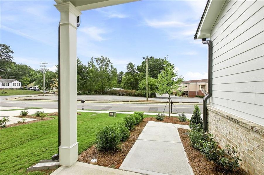 Exterior details and patio area of a home in , Marietta (Image 25).