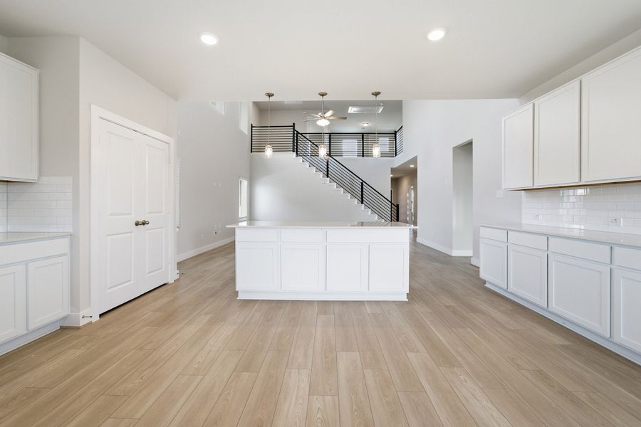 Furnished interior view inside a new home in Sunfield, Buda (Image 15).