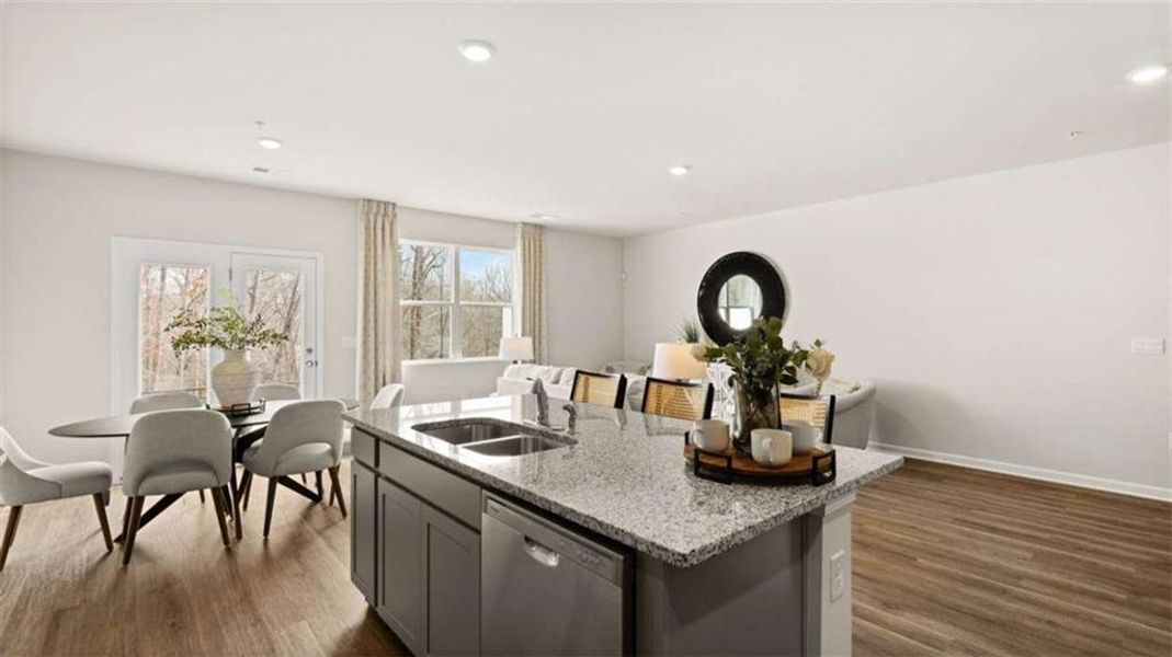 Furnished interior view inside a new home in Echo Glen, Stockbridge (Image 18).