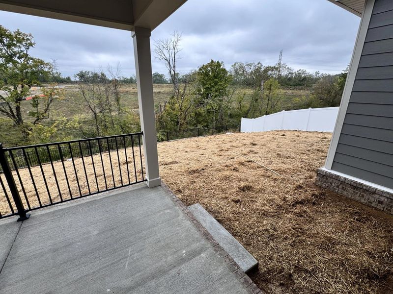 Exterior details and patio area of a home in Woods Crossing, Gallatin (Image 3).