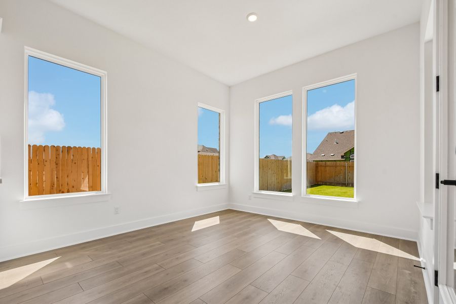 Spacious, unfurnished interior of a new home in Santa Rita Ranch, Liberty Hill (Image 22). Spacious, unfurnished interior of a new home in Santa Rita Ranch, Liberty Hill (Image 22).