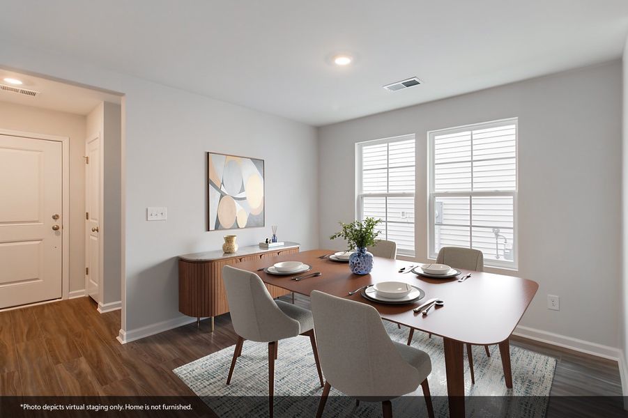 Furnished interior view inside a new home in Ellington, Elgin (Image 8).