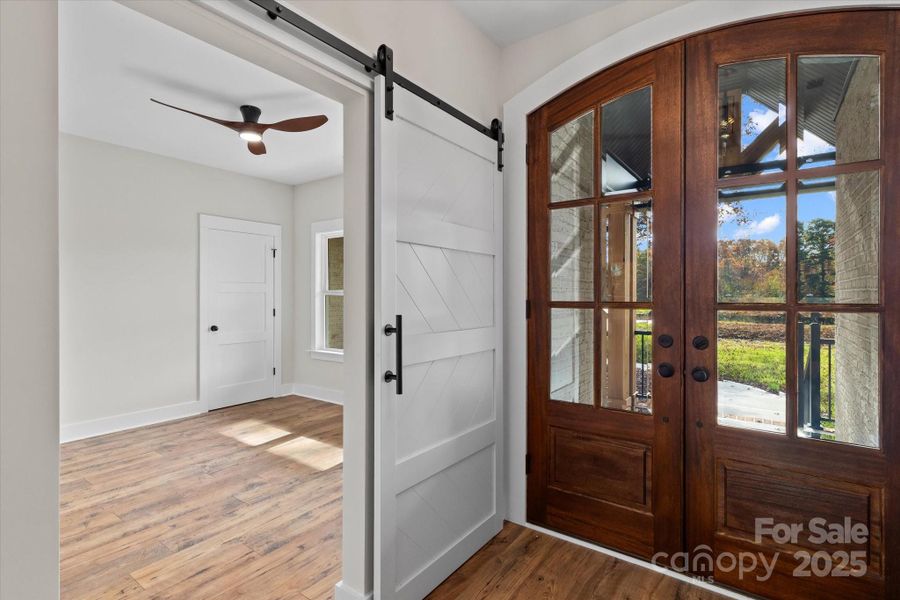 Office and Foyer w/Mahogany Front Doors Office and Foyer w/Mahogany Front Doors