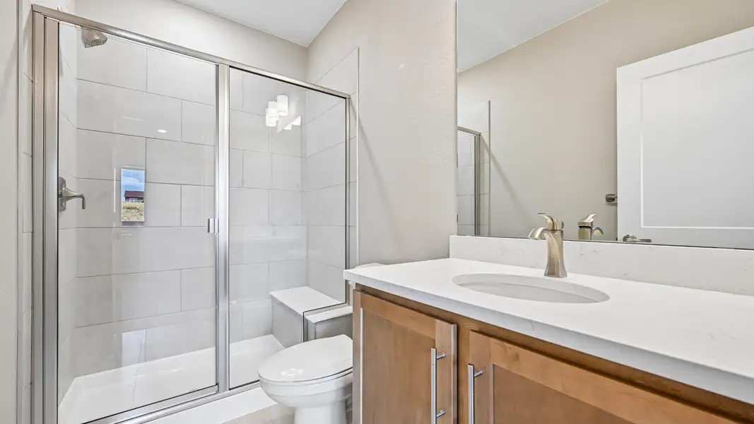 Stylish secondary bathroom designed for everyday comfort