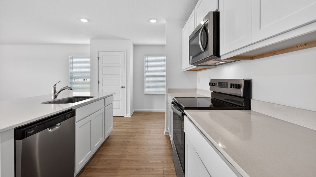 Representative furnished interior of a home built from the Elston+ by D.R. Horton in Diamond Springs, Jacksonville (Image 6).