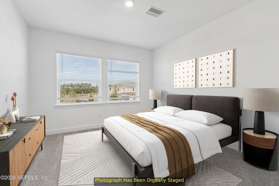 Furnished interior view inside a new home in Westerly Park at Wildlight – Overlook Collection, Yulee (Image 8).