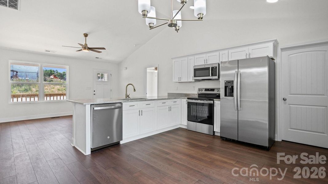 Door to pantry & Laundry