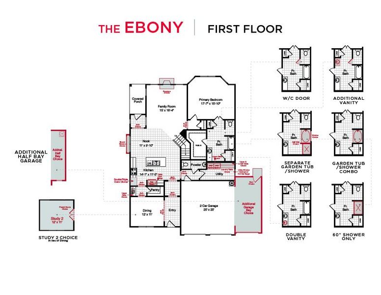 Ebony Floor Plan First Floor