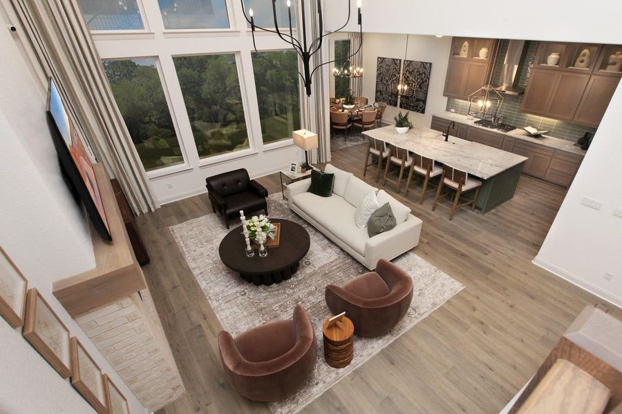 Furnished interior view inside a new home in , Georgetown (Image 8).