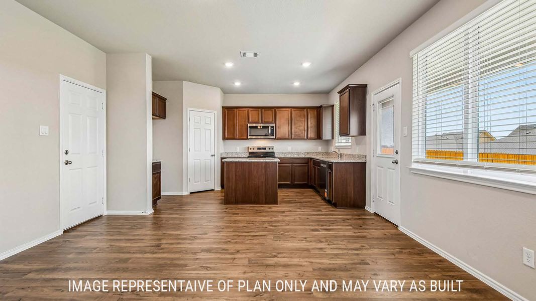Furnished interior view inside a new home in Eagles Landing, Waco (Image 8).