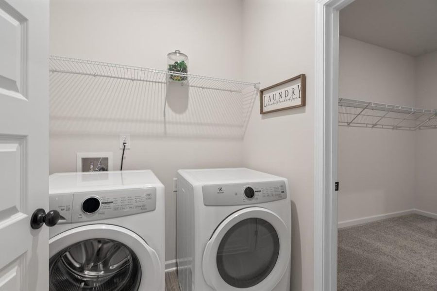 Furnished interior view inside a new home in The Stiles, Cartersville (Image 6).