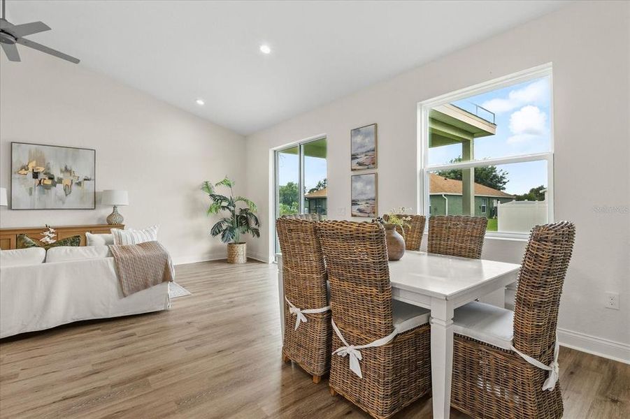 Furnished interior view inside a new home in , Sebring (Image 6). Furnished interior view inside a new home in , Sebring (Image 6).