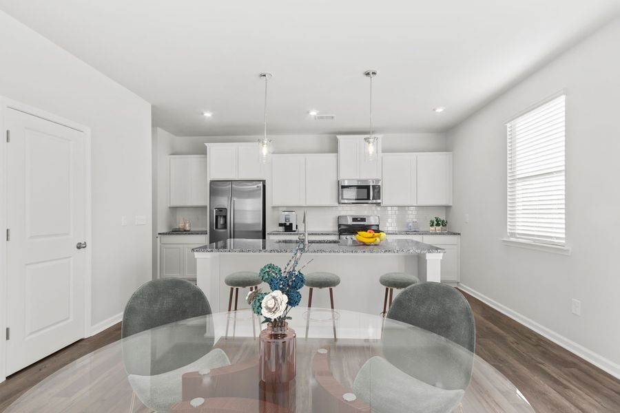 Furnished interior view inside a new home in Crown Pointe, Simpsonville (Image 3).