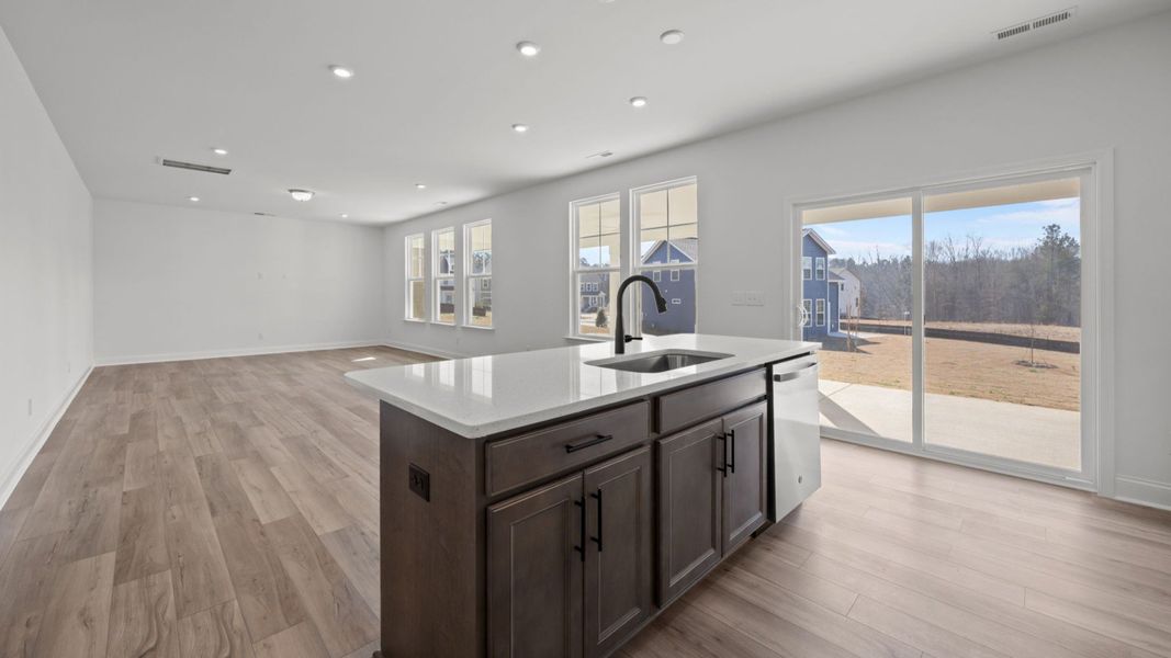 The Burton Plan by DRB homes at Lakeside Glen, in York SC - Kitchen