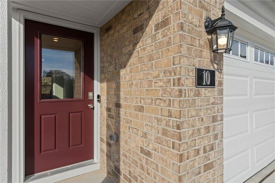 Exterior details and patio area of a home in Villas at Gold Creek, Dawsonville (Image 24).