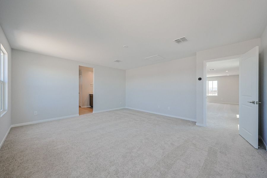 A room with white walls.