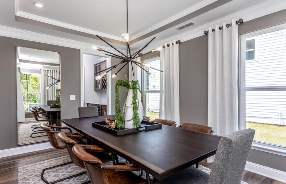 Furnished interior view inside a new home in Browning Stables, Wendell (Image 16).