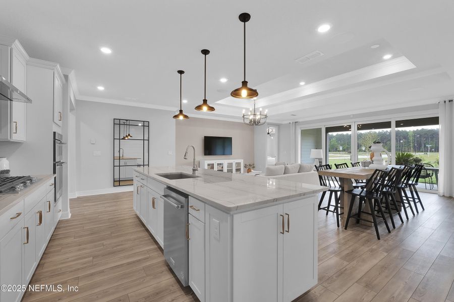 Furnished interior view inside a new home in Hyland Trail, Green Cove Springs (Image 9).