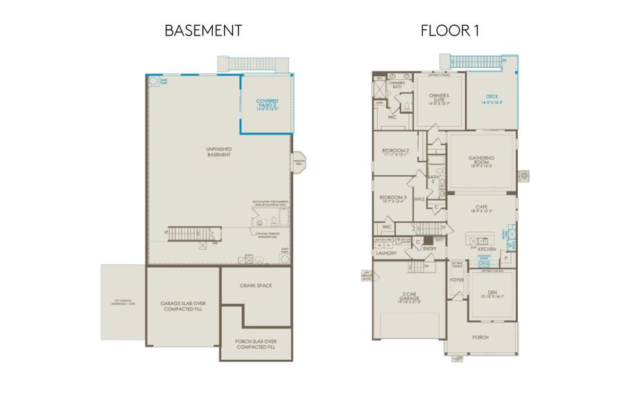 2D floor plan layout of this home in Independence, Elizabeth, CO (Image 5).