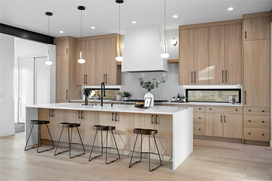 Furnished interior view inside a new home in , Denver (Image 42).