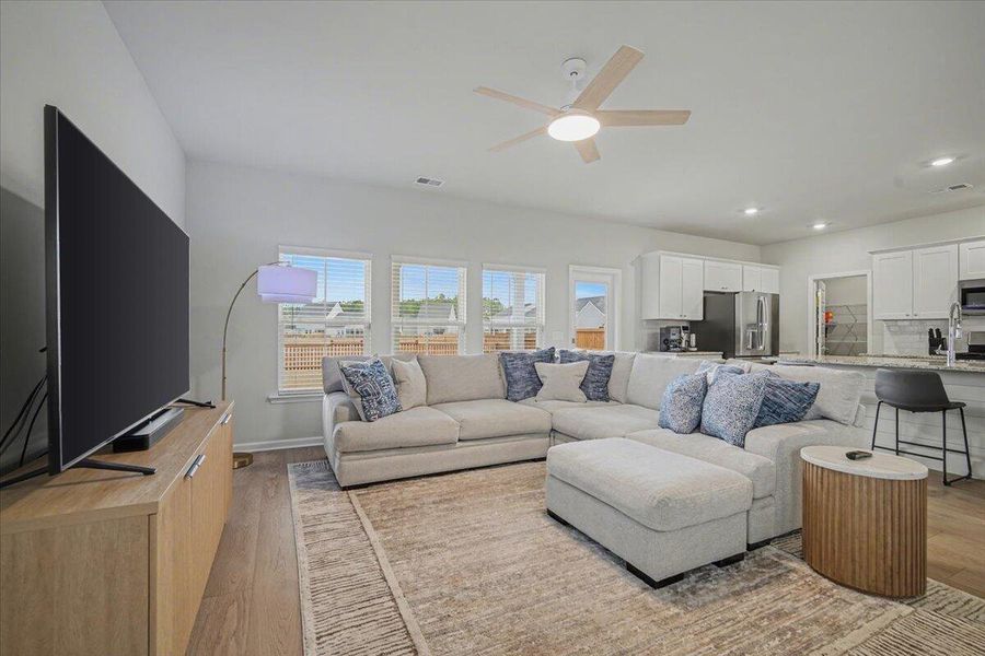 Furnished interior view inside a new home in Heron's Walk at Summers Corner, Summerville (Image 7).