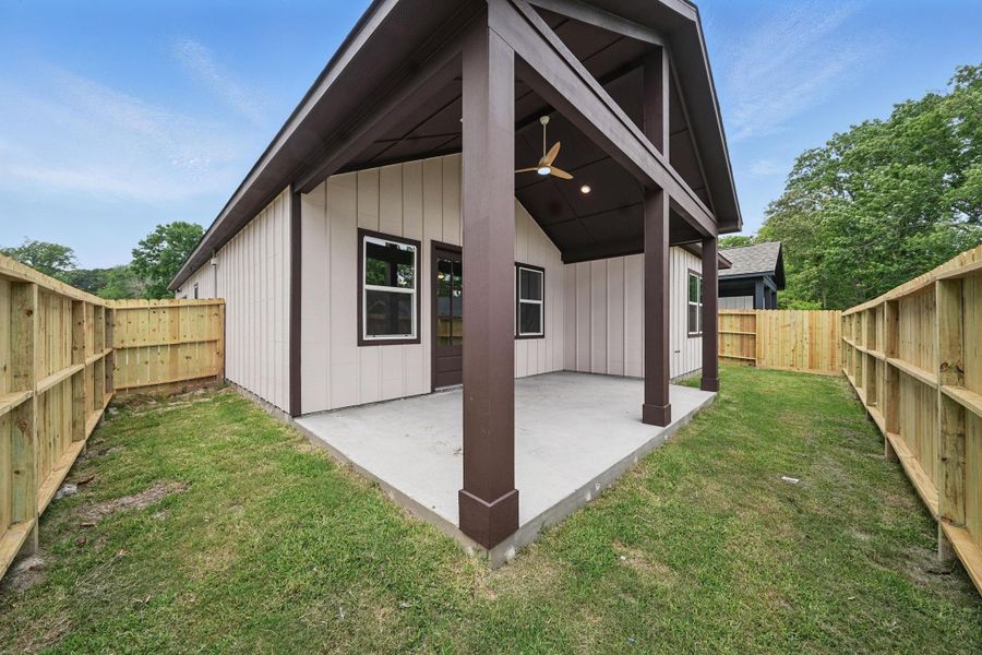 Exterior details and patio area of a home in , Dayton (Image 1). Exterior details and patio area of a home in , Dayton (Image 1).