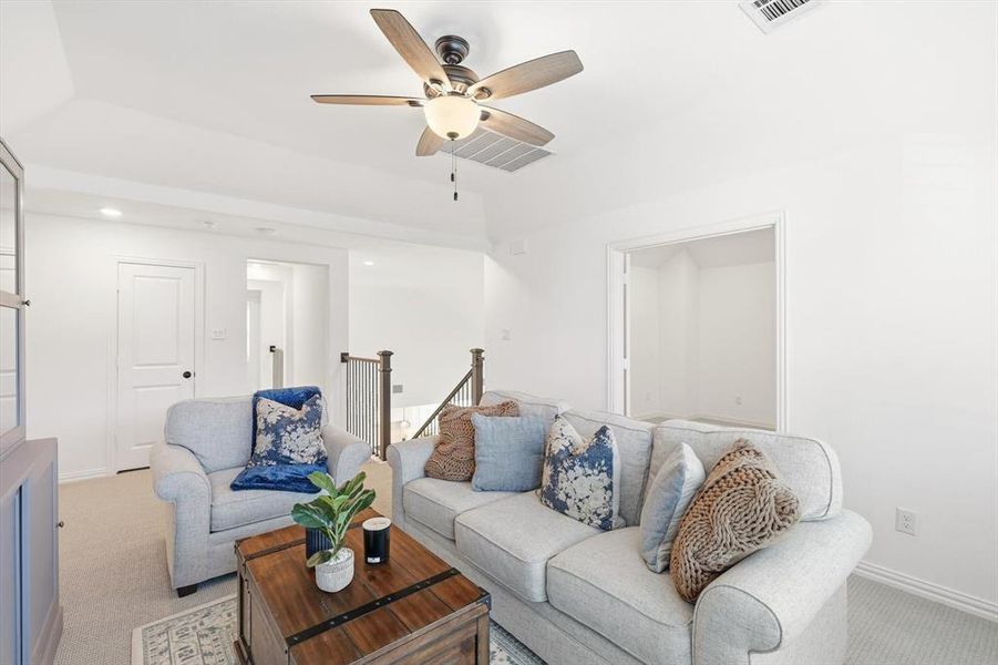 Furnished interior view inside a new home in , Haslet (Image 7).