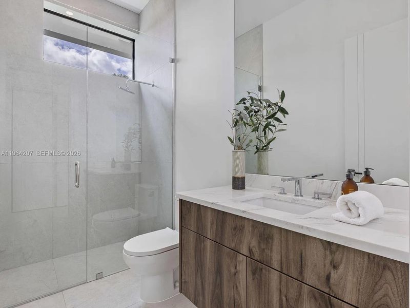 Furnished interior view inside a new home in , West Palm Beach (Image 16).