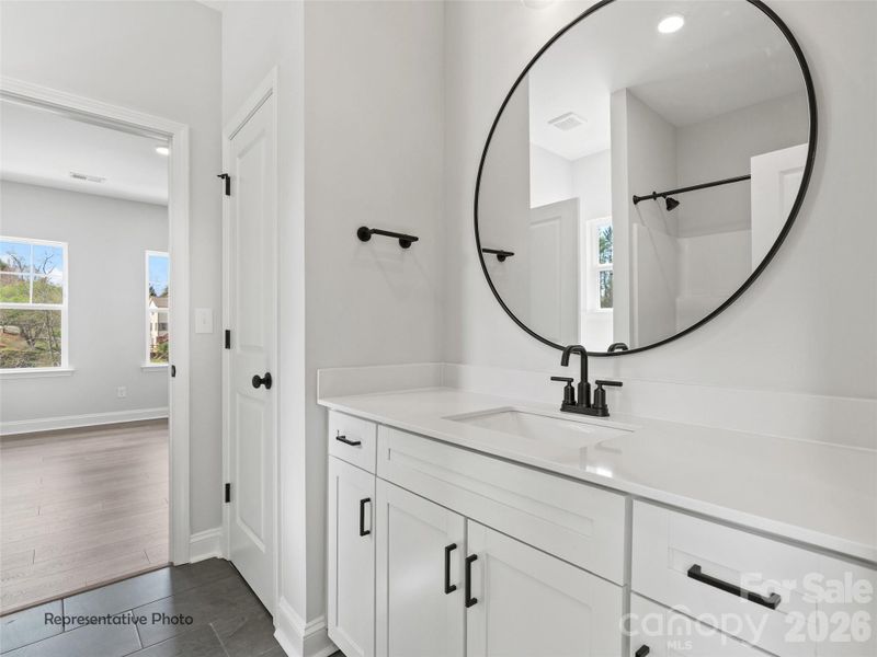 Furnished interior view inside a new home in , Asheville (Image 8).
