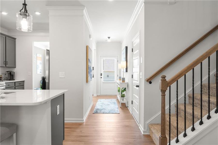 Furnished interior view inside a new home in Laurel Ridge, Rock Spring (Image 4).