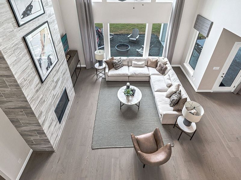 Representative furnished interior of a home built from the Palisade by Taylor Morrison in Avalon at Friendswood, Friendswood (Image 39).