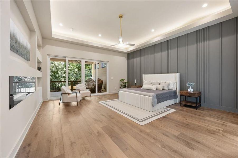 Furnished interior view inside a new home in , Sandy Springs (Image 42).
