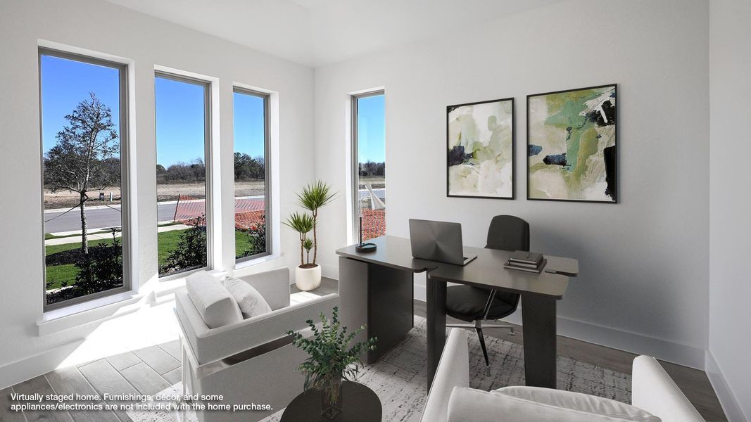 Furnished interior view inside a new home in Juniper Springs, Lockhart (Image 9).