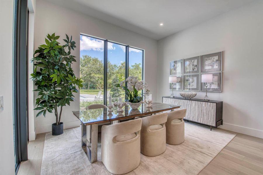 Furnished interior view inside a new home in , Palm Beach Gardens (Image 39).