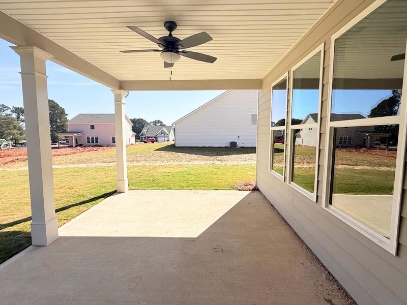 Exterior details and patio area of a home in Westlyn, Winder (Image 3).