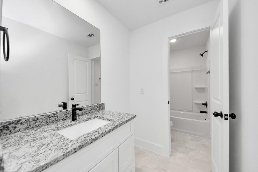 Secondary full bath upstairs
