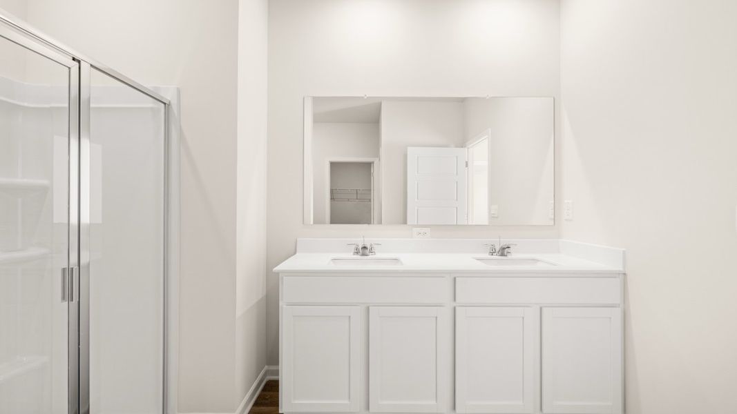 Furnished interior view inside a new home in The Preserve at Agricultural Village, Perry (Image 9).