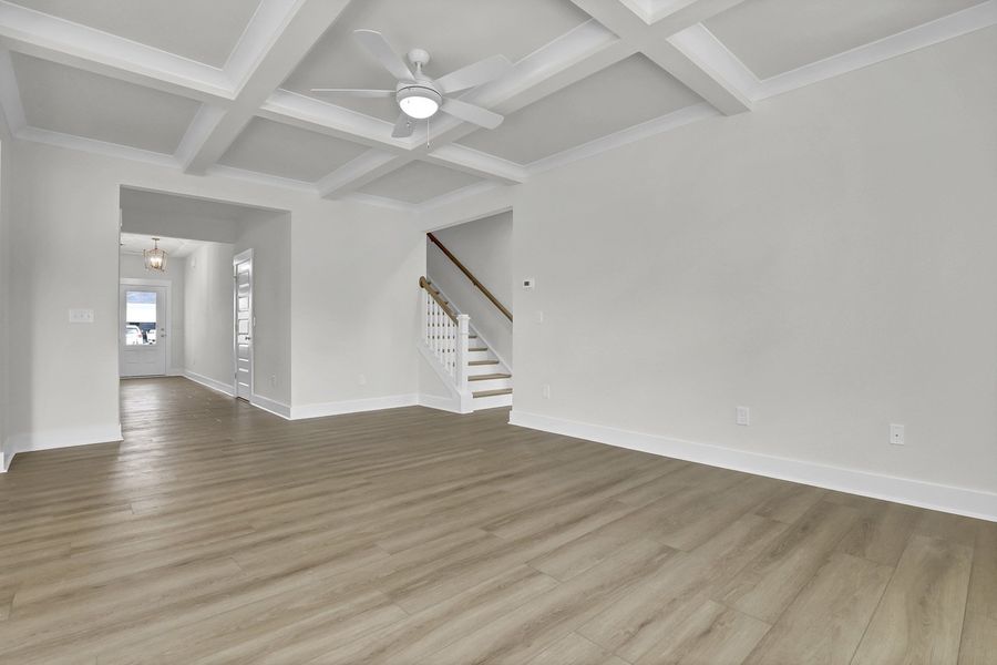 Spacious, unfurnished interior of a new home in East Wynd, Hampstead (Image 16). Spacious, unfurnished interior of a new home in East Wynd, Hampstead (Image 16).
